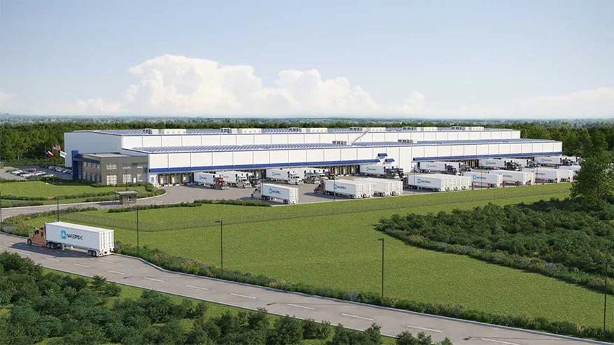 Maersk company opening integrated cold chain facility in Houston. Image: Maersk