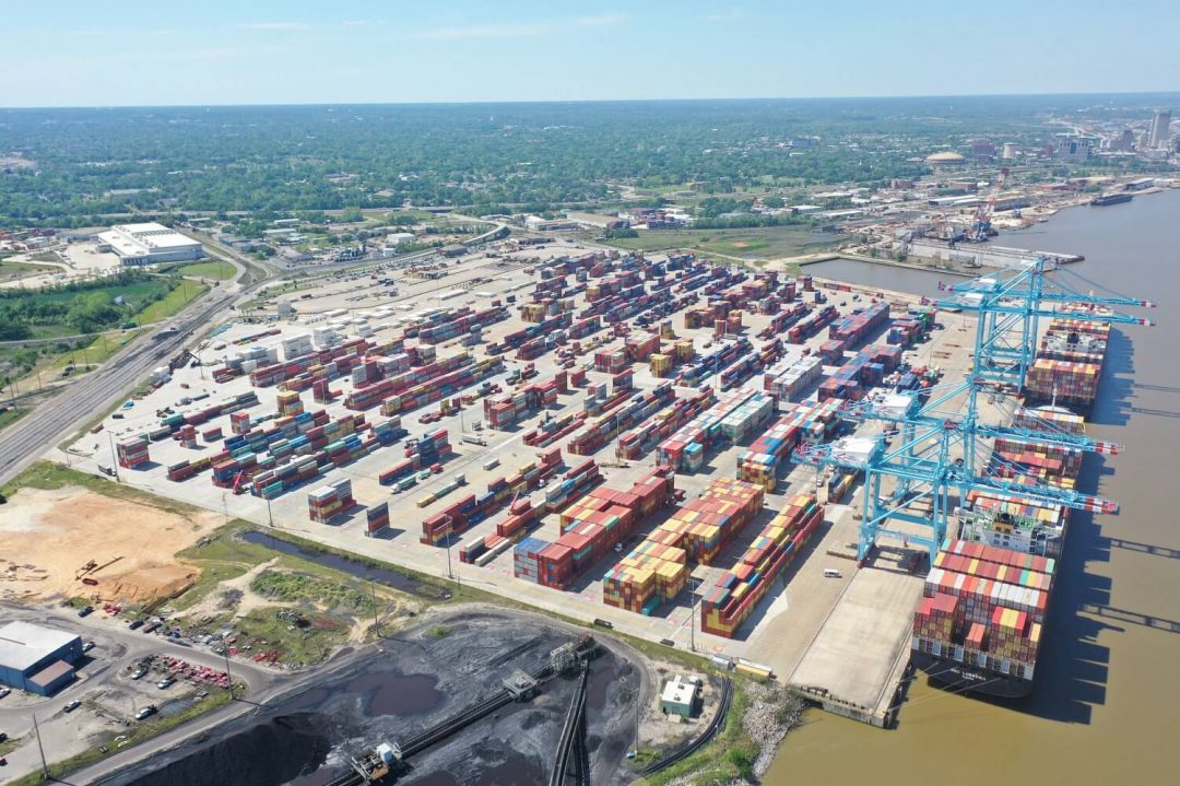 APM Terminals Mobile to expand by 32 acres. Image: APM Terminals