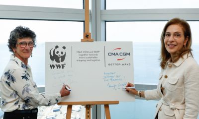 CMA CGM and WWF: a strategic partnership towards more sustainable shipping and logistics. Image: CMA CGM