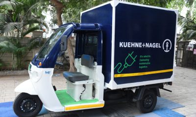 Kuehne+Nagel launches electric vehicle service in India. Image: Kuehne+Nagel
