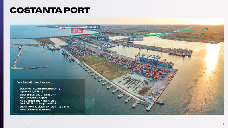 DP World to develop infrastructure at Port of Constanta. Image: DP World
