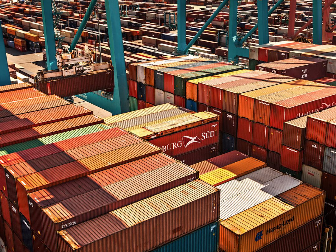 The Port of Virginia sets record by processing more than 340,000 TEUs. Image: Port of Virginia