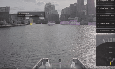 Sea Machines unveils AI-ris, a marine computer vision navigation sensor. Image: Sea Machines
