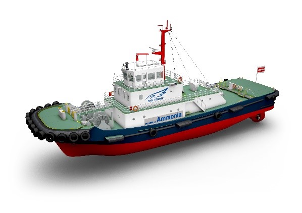 NYK Line and IPS obtain AiP from ClassNK for an ammonia-fueled tugboat. Image: NYK Line