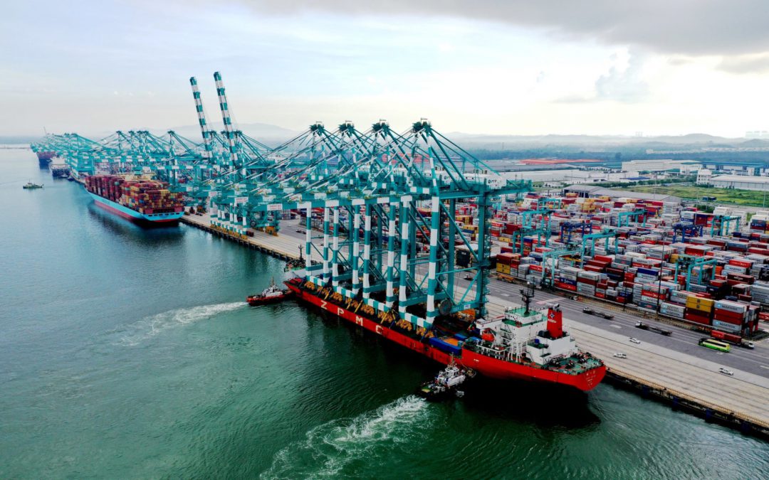 Port of Tanjung Pelepas to deploy AI-powered port management information system. Image: APM Terminals