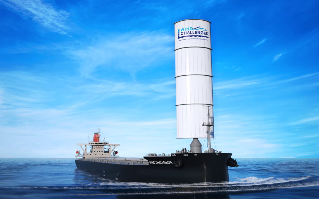 Drax and MOL Drybulk join forces to develop wind-powered vessels. Image: MOL