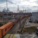 Trains optimise logistics activity at Valenciaport. Image: Port Authority of Valencia