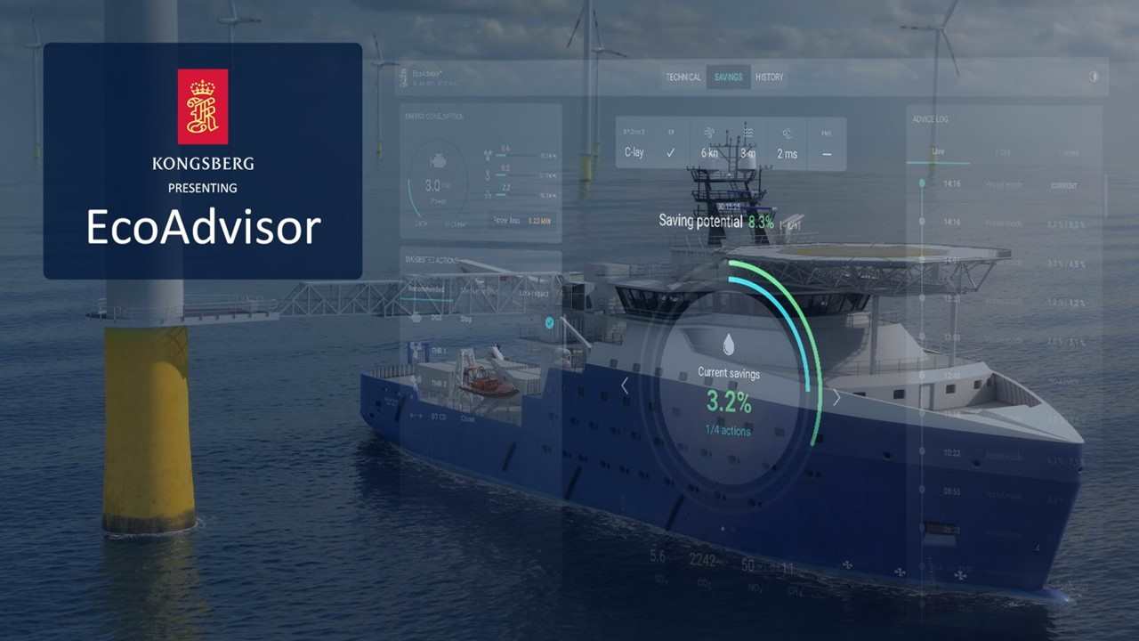 Kongsberg Maritime has launched EcoAdvisor for vessel optimizing Image: Kongsberg Maritime