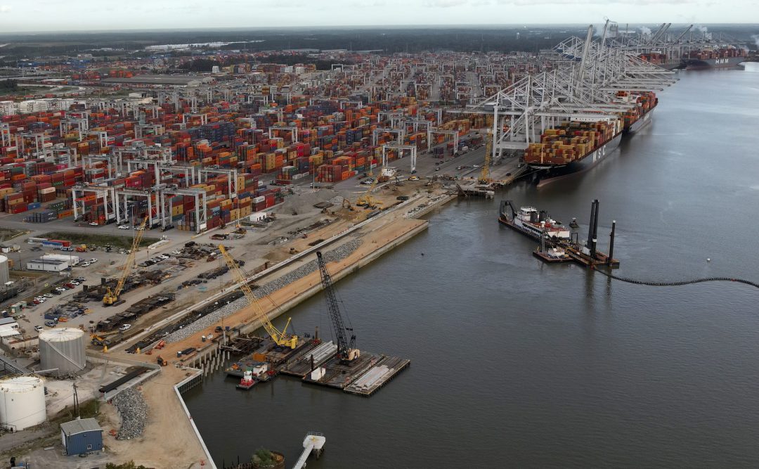 The Georgia Ports Authority's fastest start in the new fiscal year. Image: Georgia Ports Authority