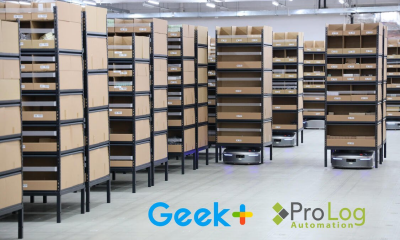 Geek+ and ProLog Automation sign a service partnership in Europe. Image: Geek+