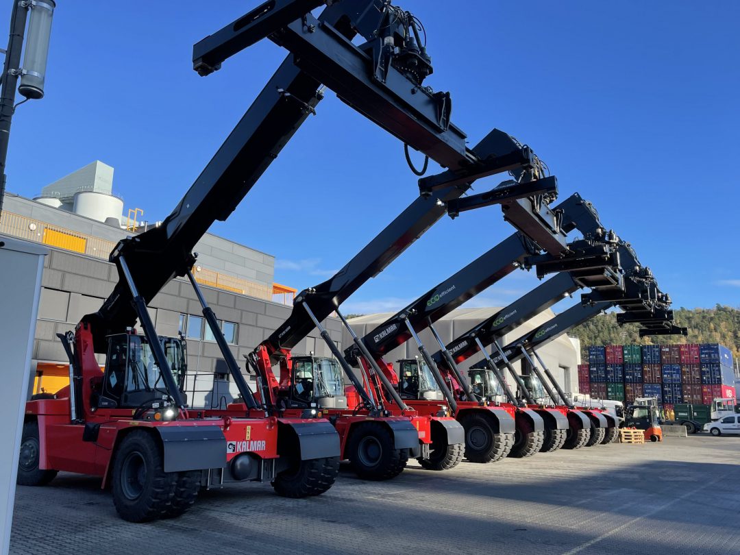 Kalmar receives order from Yilport for 27 new Kalmar mobile equipment. Image: Cargotec