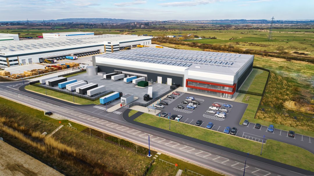 DP World begins its work on a new green warehouse at London Gateway. Image: DP World