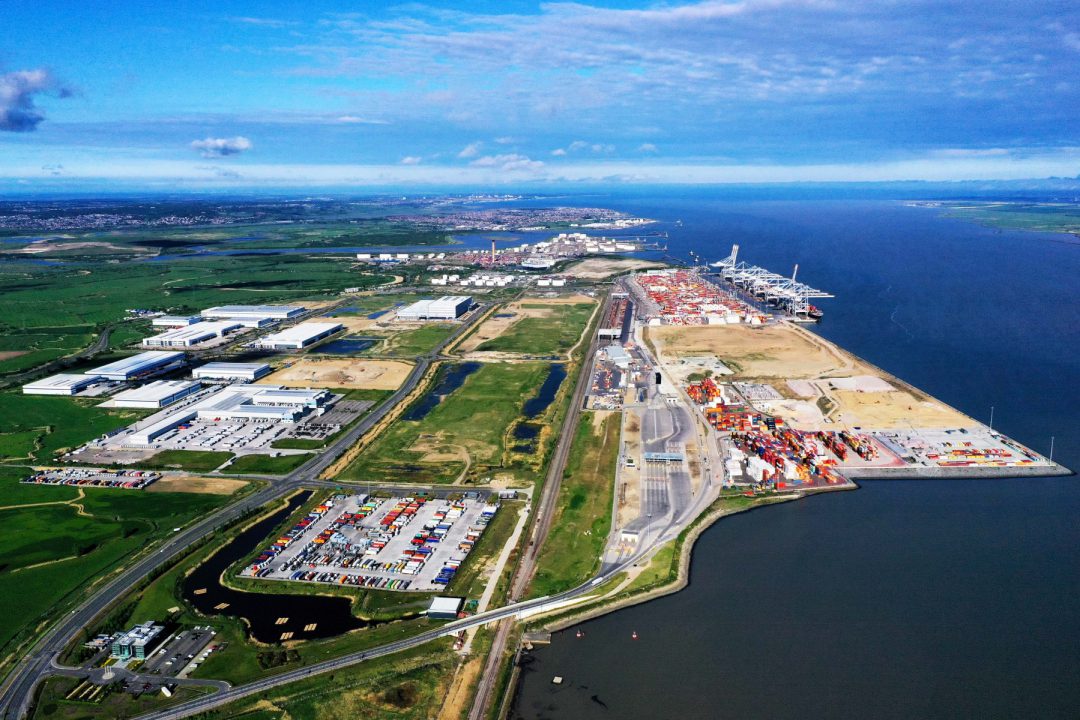 DP World handles its 10 millionth container at London Gateway. Image: DP World