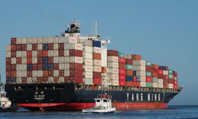 Yang Ming adds new TEU container vessel, YM Trillion. Image: Unsplash