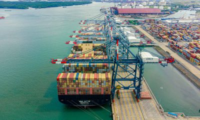 CMIT welcomes MSC's largest ever container vessel call in Vietnam. Image: APM Terminals