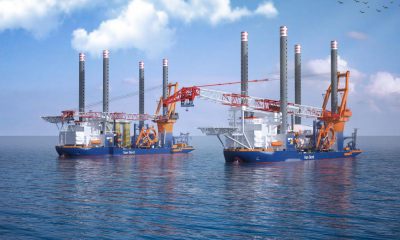 Van Oord’s offshore installation vessel Aeolus to get a major crane upgrade. Image: Van Oord