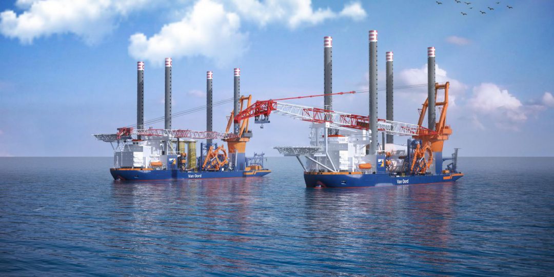 Van Oord’s offshore installation vessel Aeolus to get a major crane upgrade. Image: Van Oord
