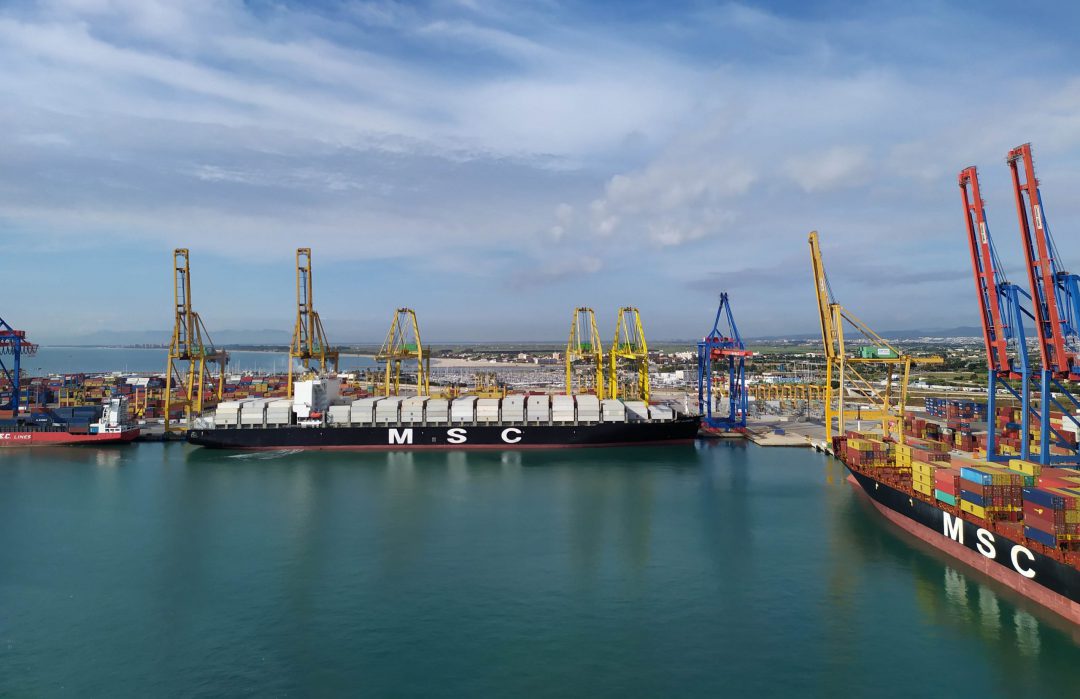 Arrival of natural gas at Valenciaport has tripled. Image: Port Authority of Valencia