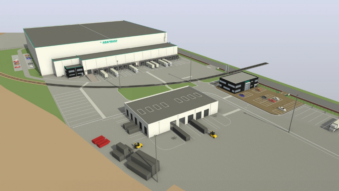 New frozen food warehouse to be built in Port of Antwerp-Bruges. Image: Port of Antwerp