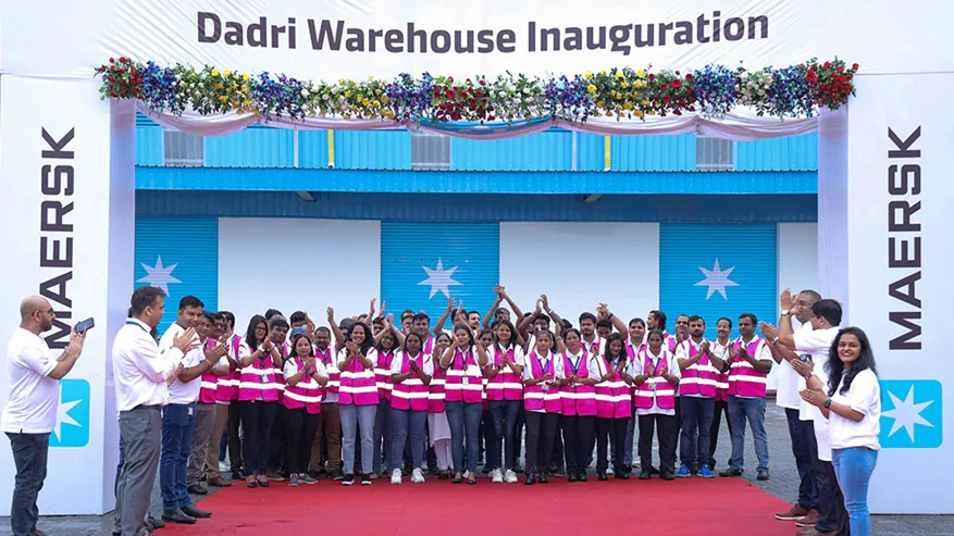 Maersk opens a new warehouse in Dadri, India. Image: Maersk