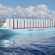 Maersk to order six large ocean-going vessels that sail on green methanol. Image: Maersk