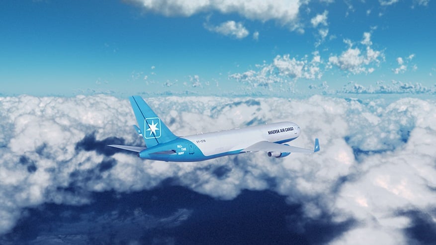 Maersk Air Cargo launches new air freight service between U.S. and Korea. Image: Maersk