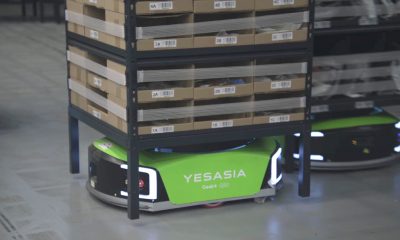 Geek+ delivers Hong Kong’s largest robotic e-commerce warehouse for YesAsia. Image: Geek+
