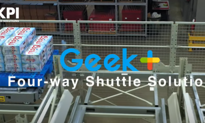 Geek+ opens Four-Way Shuttle System at KPI’s headquarters. Image: Geek+