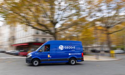 A new GEODIS distribution hub dedicated to low-carbon deliveries in Paris. Image: GEODIS