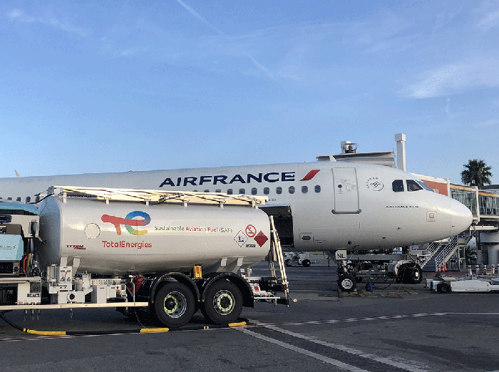 TotalEnergies to deliver 800,000 tonnes of SAF to Air France-KLM Group. Image: TotalEnergies