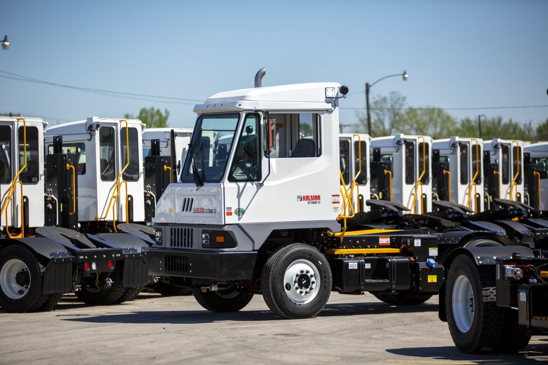 Kalmar to develop fuel cell powered terminal tractors. Image: Cargotec