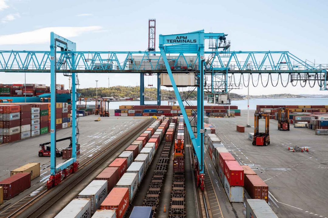APM Terminals' Green Gothenburg Gateway record great heights in 2022. Image: APM Terminals