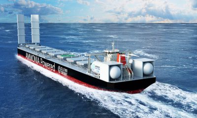 MOL and Mitsui receive AiP for a large ammonia-powered bulk carrier. Image: MOL