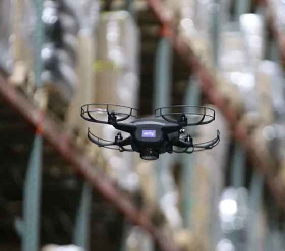 Maersk uses Verity's warehouse drones for better inventory management. Image: Maersk