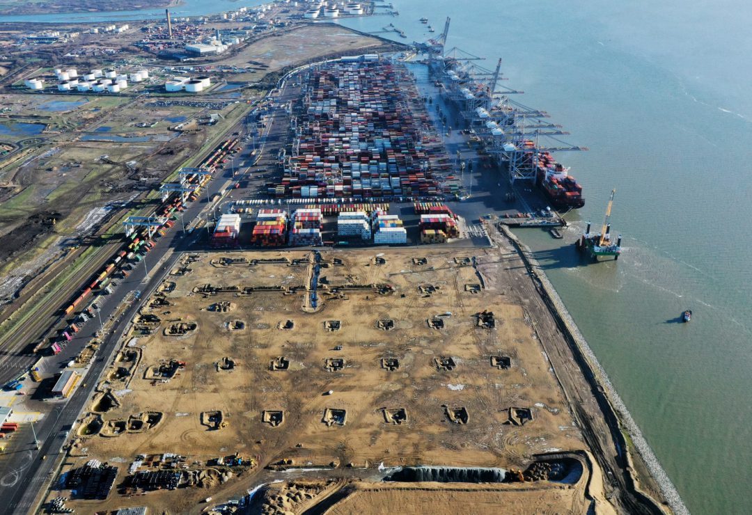 DP World UK reports 5% rise in the volume of trade handled last year. Image: DP World