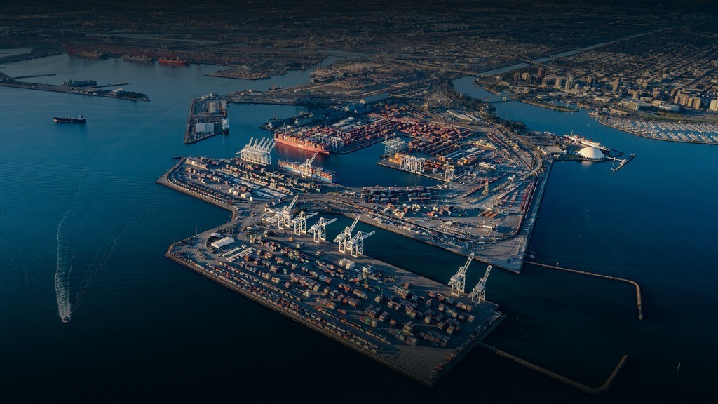 Port of Long Beach aims to become world's first zero-emissions seaport. Image: Port of Long Beach