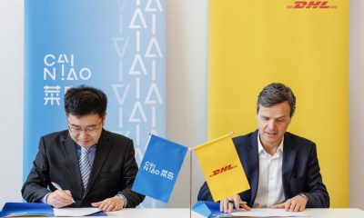 DHL eCommerce and Cainiao Network sign an agreement. Image: DHL