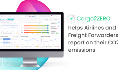 Cargo2Zero helps airlines & freight forwarders to track their CO2 emissions. Image: CargoAi