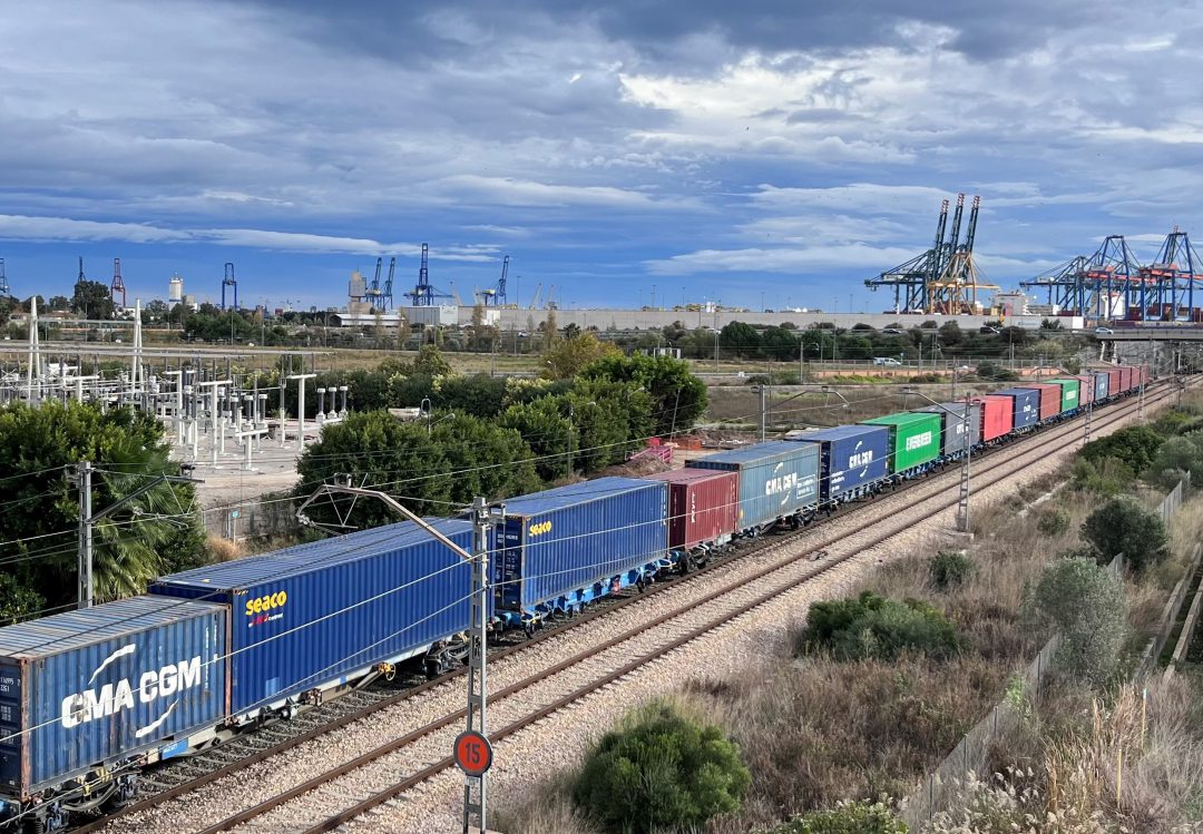 Railways gaining more weight in the Port of Valencia. Image: Port Authority of Valencia