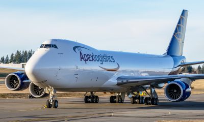 Apex Logistics receive the last Boeing 747-8 freighter from Atlas Air. Image: Kuehne+Nagel