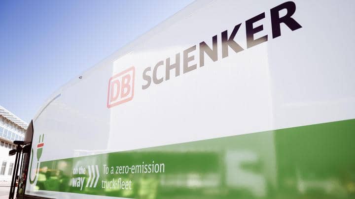 DB Schenker brings first prototype Volta Zero truck on the road. Image: DB Schenker