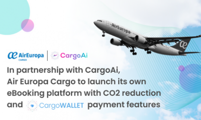 CargoAi and Air Europa Cargo partner to launch an eBooking platform. Image; CargoAi