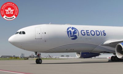 Geodis strengthens its air freight temperature-controlled pharma shipments. Image: Geodis