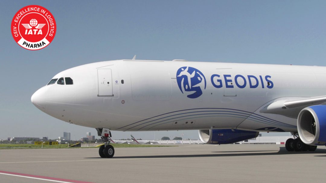 Geodis strengthens its air freight temperature-controlled pharma shipments. Image: Geodis