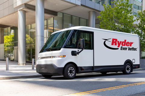 Ryder to add BrightDrop’s electric vehicles to lease and rental fleet. Image: Ryder