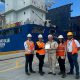Puerto Cortés handles its first LNG-powered ship Seaboard Blue. Image: ICTSI