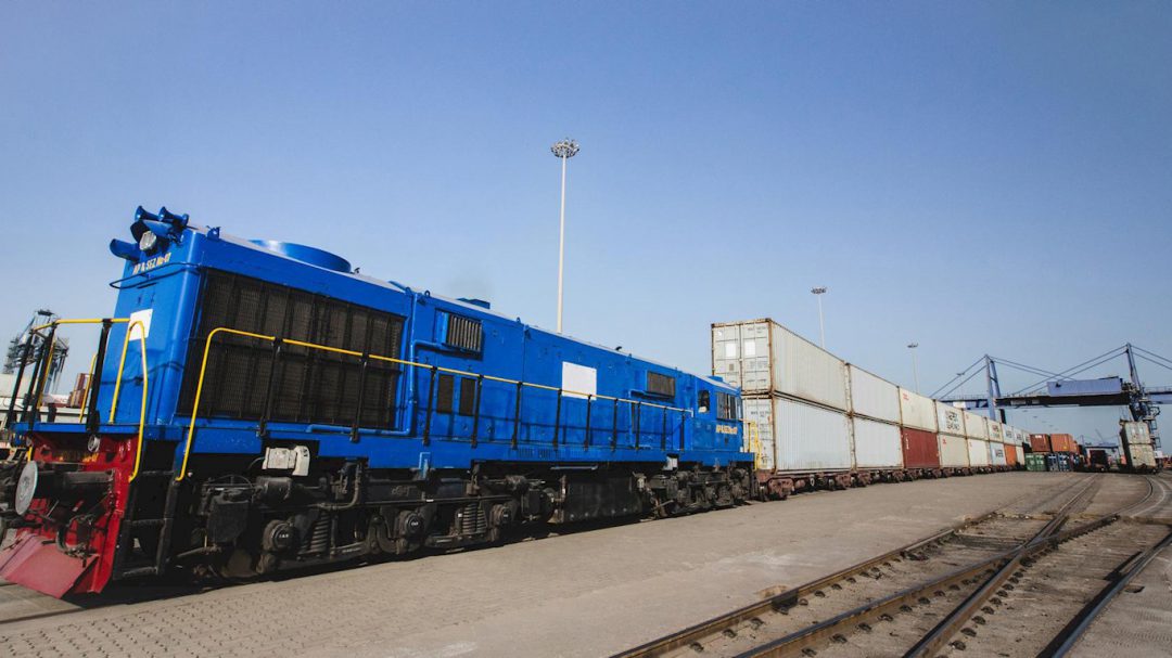 DP World launches a new Rail Linked Container Freight Station in Hazira. Image: DP World