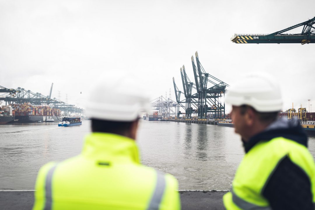 One year completion of merger of the ports of Antwerp and Zeebrugge. Image: Port of Antwerp-Bruges