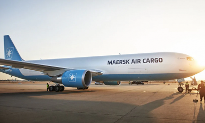 Maersk launches new two new air freight services linking US with China. Image: Maersk