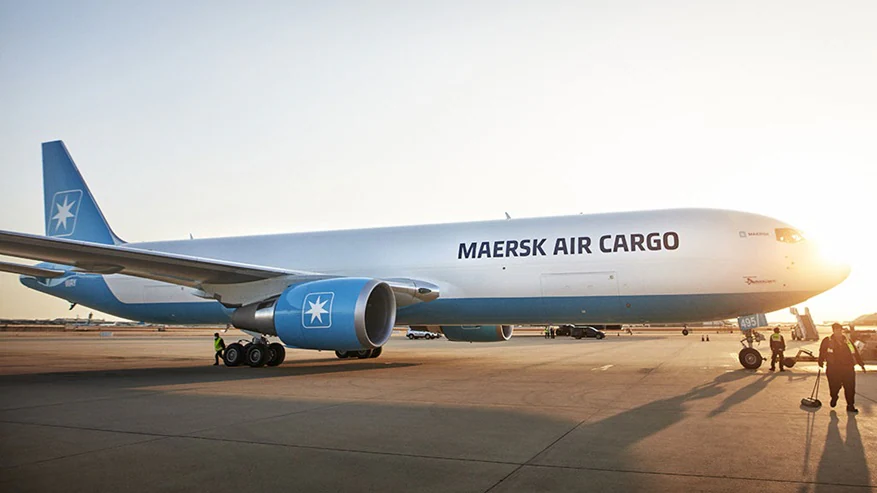 Maersk launches new two new air freight services linking US with China. Image: Maersk